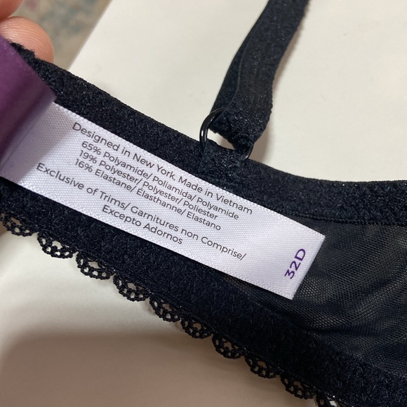 Adore Me Non Padded Lace Wire Bra size 32D - Picture 12 of 13